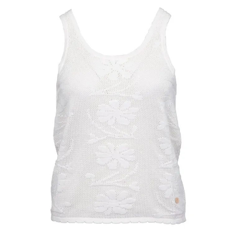 LA PETITE ETOILE Débardeur ivoire à fines bretelles Magalie Femme BLANC Best