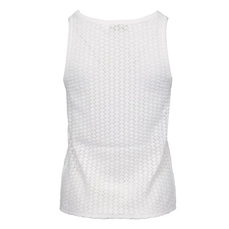 LA PETITE ETOILE Débardeur ivoire à fines bretelles Magalie Femme BLANC Best