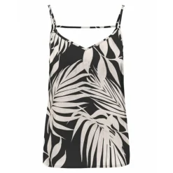 ONLY Débardeur imprimé tropical à bretelles fines Femme NOIR Online