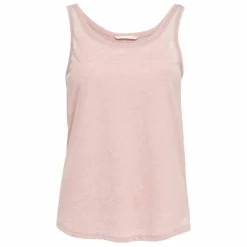ONLY Débardeur sans manches col rond coupe droite Femme ROSE Sale