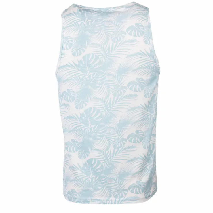 BLAGGIO Debardeur imprime Monro Homme BLEU CLAIR New