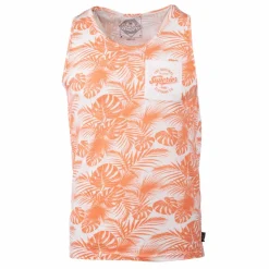 BLAGGIO Debardeur imprime Monro Homme ORANGE