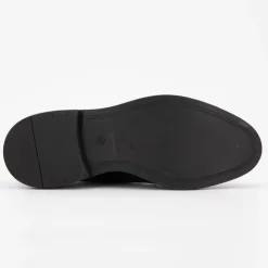 ELWIN Derbies à lacets basses cuir lisse Homme NOIR