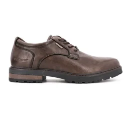 ROMIKA Derbies à lacets effet cuir grainé Homme MARRON FONCE Best
