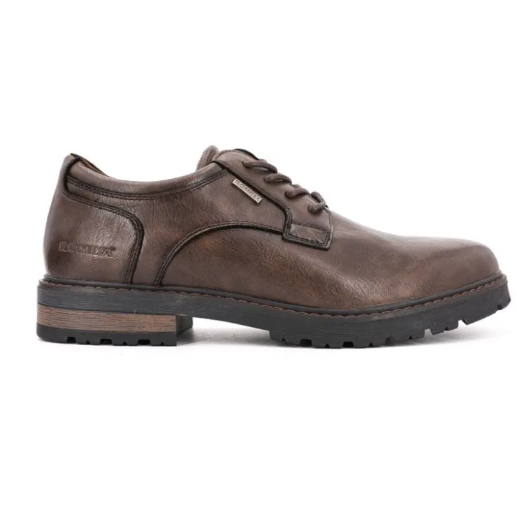 ROMIKA Derbies à lacets effet cuir grainé Homme MARRON FONCE Best