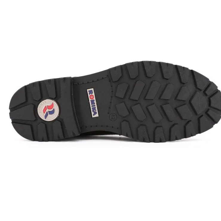 ROMIKA Derbies à lacets effet cuir grainé Homme MARRON FONCE Best