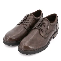 ROMIKA Derbies à lacets effet cuir grainé Homme MARRON FONCE Best