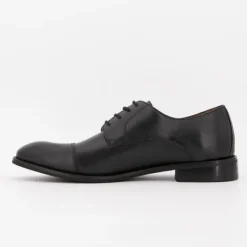 PIERRE CARDIN Derbies à lacets es cuir lisse Homme NOIR Best