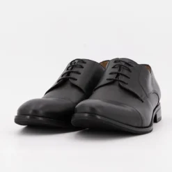 PIERRE CARDIN Derbies à lacets es cuir lisse Homme NOIR Best