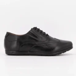 PIERRE CARDIN Derbies avec lacets cuir avec semelle fine Homme NOIR