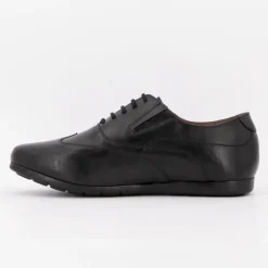 PIERRE CARDIN Derbies avec lacets cuir avec semelle fine Homme NOIR