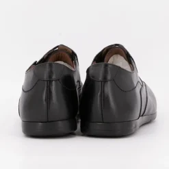 PIERRE CARDIN Derbies avec lacets cuir avec semelle fine Homme NOIR