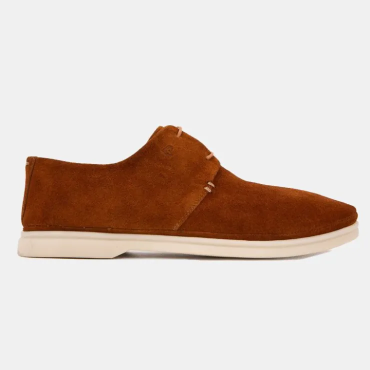 PIERRE CARDIN Derbies en cuir à lacets Homme MARRON Best