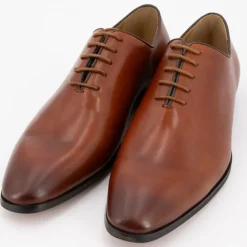 BILL TORNADE Derbies roma cuir lisse Homme MARRON