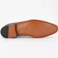 BILL TORNADE Derbies roma cuir lisse Homme MARRON