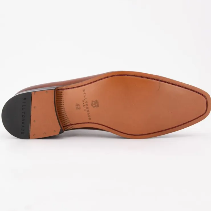 BILL TORNADE Derbies roma cuir lisse Homme MARRON