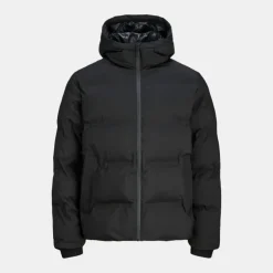 JACK & JONES Doudoune à capuche basique Planet zippée Homme NOIR Best