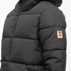 COMPAGNIE DE CALIFORNIE Doudoune à capuche courte zippée Homme NOIR Sale