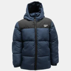 REEBOK Doudoune à capuche navy logo blanc brodé Enfant BLEU FONCE Outlet