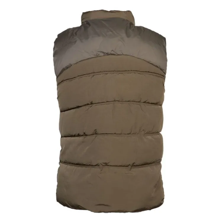 BILL TORNADE Doudoune bi matière sans manches Hugo col cheminée Homme KAKI Online