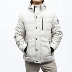 DEELUXE 74 Doudoune chiro avec capuche Homme BEIGE