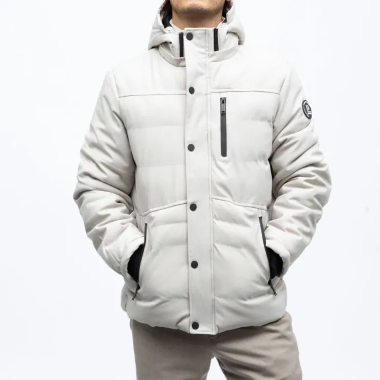 DEELUXE 74 Doudoune chiro avec capuche Homme BEIGE