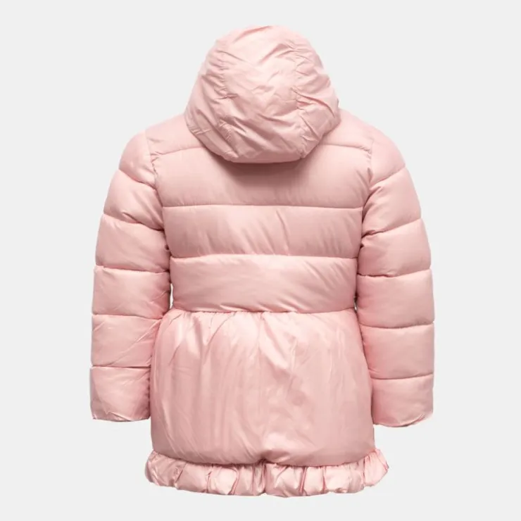CXL BY CHRISTIAN LACROIX Doudoune courte à volants avec capuche Enfant, Bébé ROSE CLAIR New