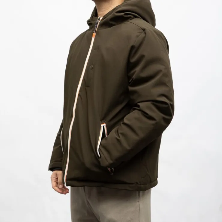 DEELUXE 74 Doudoune courte dylano zippée Homme VERT FONCE New