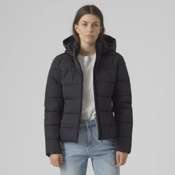 VERO MODA Doudoune courte Jessie avec capuche Femme NOIR Best