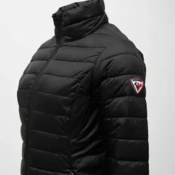 ROSSIGNOL Doudoune fine ajustée matelassée poches zippées col cheminée Femme NOIR