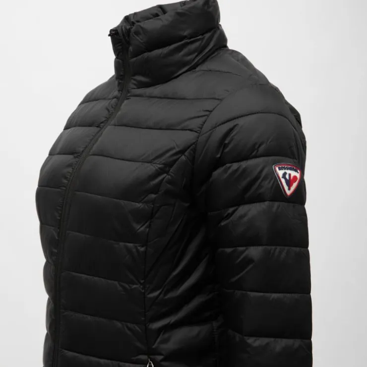 ROSSIGNOL Doudoune fine ajustée matelassée poches zippées col cheminée Femme NOIR
