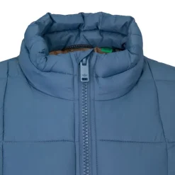 DOCKERS Doudoune matelassé sans manches col montant avec poches Homme BLEU Clearance