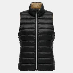 ONLY Doudoune sans manches col montant zippée Femme NOIR Online