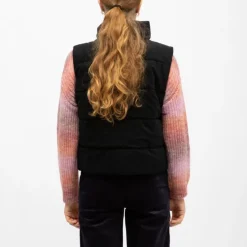 DEELUXE 74 Doudoune sans manches rayia black col montant Femme NOIR Best