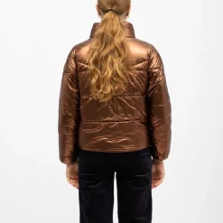 DEELUXE 74 Doudoune sheila brown col montant bronze Femme MARRON