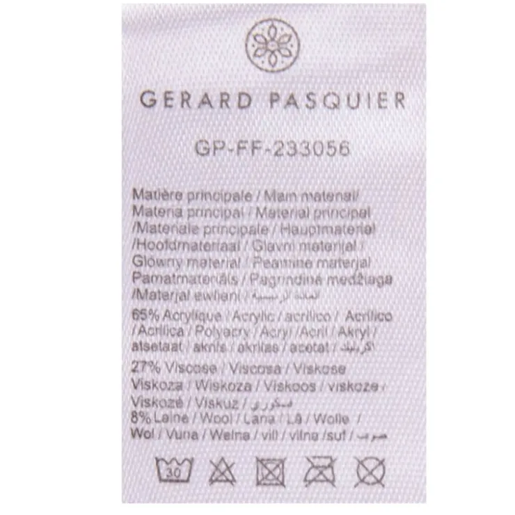 GERARD PASQUIER Echarpe à franges carreaux douce avec laine 40x210 cm Femme BLEU FONCE Sale