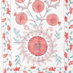 GERARD PASQUIER Echarpe broderie imprimé fleurs 70x185cm Femme BLANC ECRU Sale