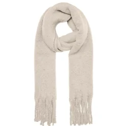VERO MODA Echarpe chaude 50x200 cm franges Femme BLANC ECRU Best