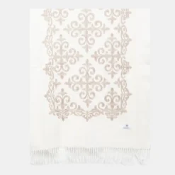 GERARD PASQUIER Echarpe douce couleur unie imprimé 70x185cm Femme BLANC ECRU