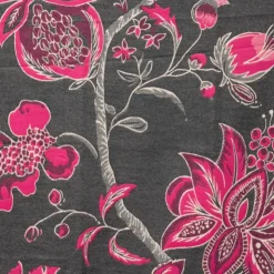 GERARD PASQUIER Echarpe imprimé à fleurs jaquard 90x180cm Femme GRIS