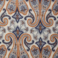 GERARD PASQUIER Echarpe imprimé cachemire 90x180cm Femme BLEU FONCE Clearance