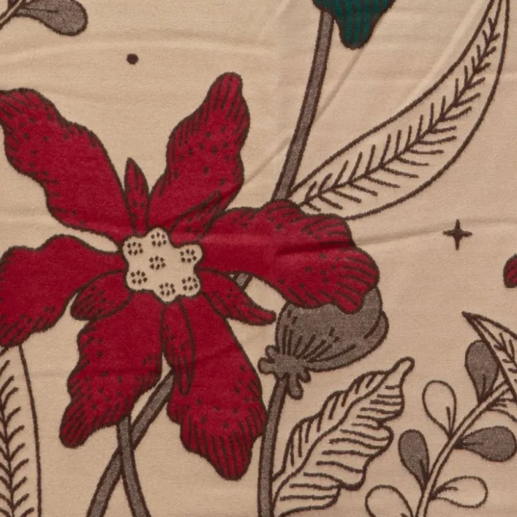 GERARD PASQUIER Echarpe imprimé fleurs jaquard 90x180cm Femme MARRON CLAIR Outlet