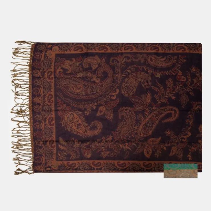 RODIER Echarpe imprimee menina 70x180 Femme BLEU FONCE Clearance