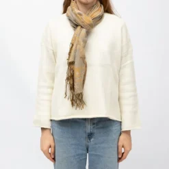 RODIER Echarpe imprimee menina 70x180 Femme BEIGE Sale