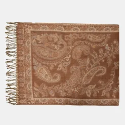 RODIER Echarpe imprimee menina 70x180 Femme MARRON Discount