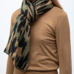 ONLY Echarpe maude imprimé animal Femme KAKI Best