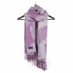 RODIER Echarpe motif plume 70x180 cm evorine Femme VIOLET