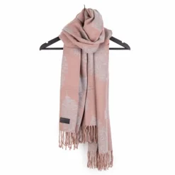 RODIER Echarpe motif plume 70x180 cm evorine Femme ROSE Discount