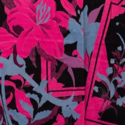 GERARD PASQUIER Echarpe motif tableau de fleurs 90x180cm Femme ROSE Discount