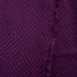 DEELUXE 74 Echarpe texturé morgane motif losanges Femme BORDEAUX Outlet